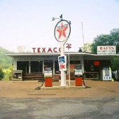 Vintage Texaco Gas Station