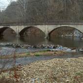 Sandy Hook Bridge -- 5 arch concrete bridge