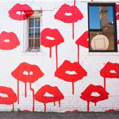 Drippy Lips Mural